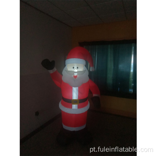 Papai Noel inflável de férias para o Natal